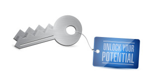 Unlock You Your Potential Illustration